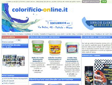 Tablet Screenshot of colorificio-online.it